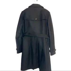 Burberry Brit★素敵！BLACK RUSHFIELD WOOL BLEND COAT Burberry Brit☆素敵！BLACK RUSHFIELD WOOL BLEND COAT